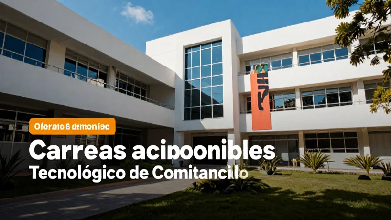 Descubre las carreras del Tecnológico de Comitancillo