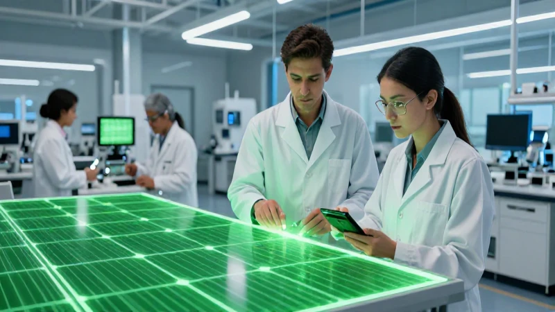 Estudiante de ingeniería mexicana en laboratorio futurista