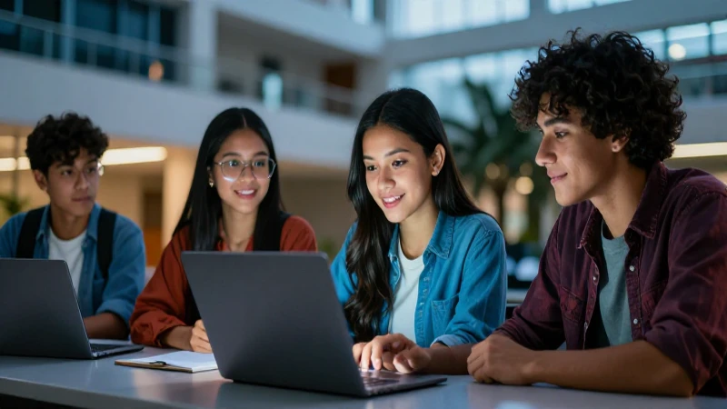 Estudiantes mexicanos exitosos en universidad