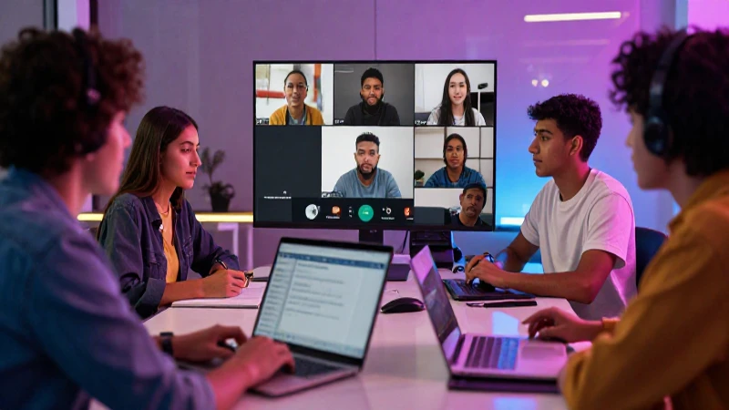Estudiantes mexicanos aprenden online en entornos digitales modernos