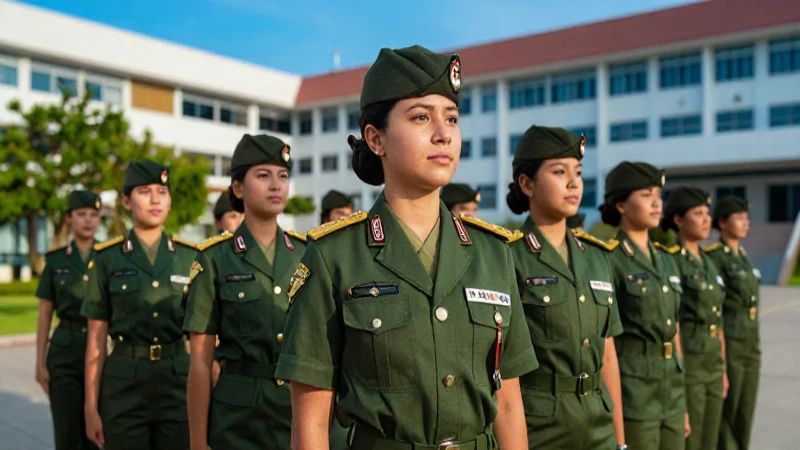 Opciones de carrera militar para mujeres en el colegio