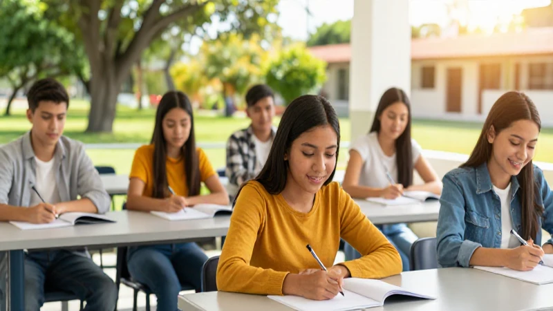 Foto profesional de estudiante mexicano