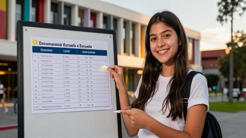 Requisitos y horarios Escuela x Escuela CDMX