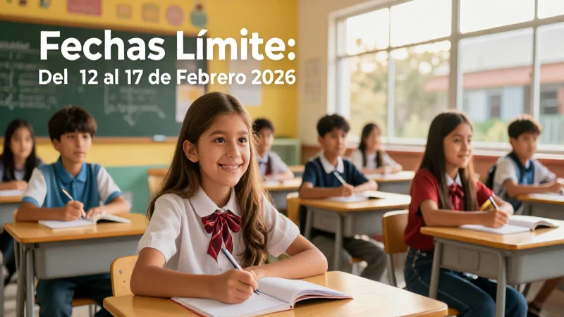 Entre el 12 y 17 de febrero 2026 se recogerá en escuelas CDMX