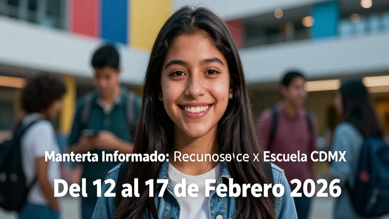 Estudiantes mexicanos participan en el programa informativo