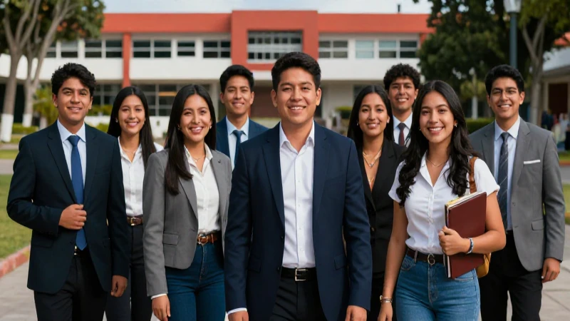 Estudiantes mexicanos triunfan en un campus vibrante