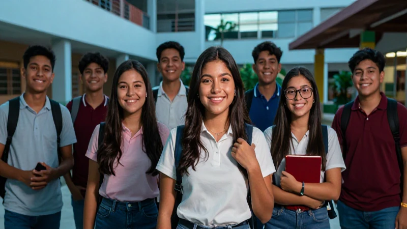 Estudiantes mexicanos son exitosos y felices
