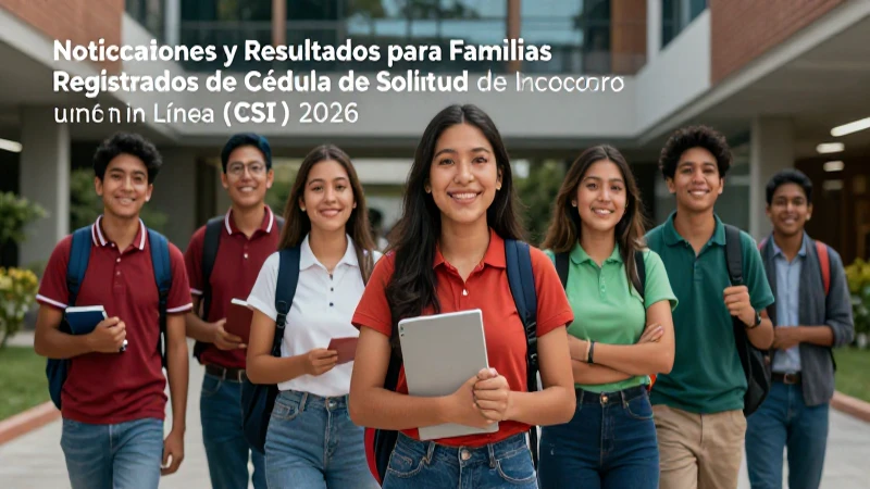 Resultados CSI 2026 para familias registradas