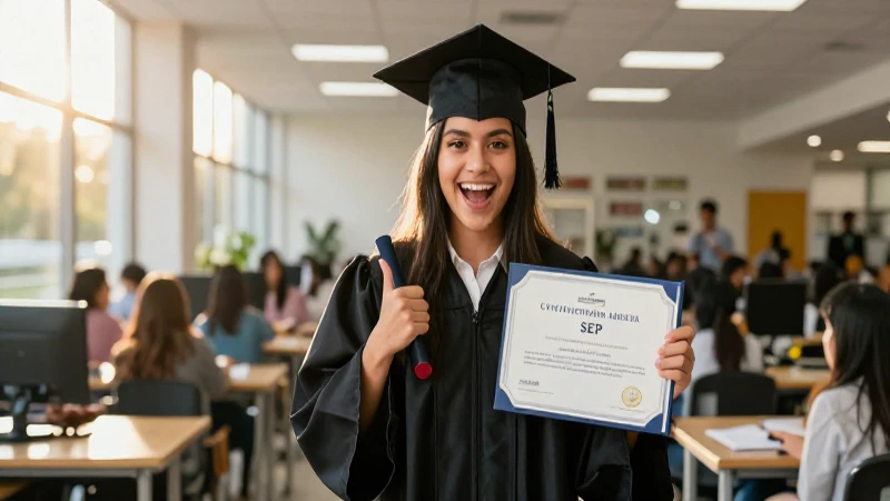 Obtén tu certificado SEP de preparatoria