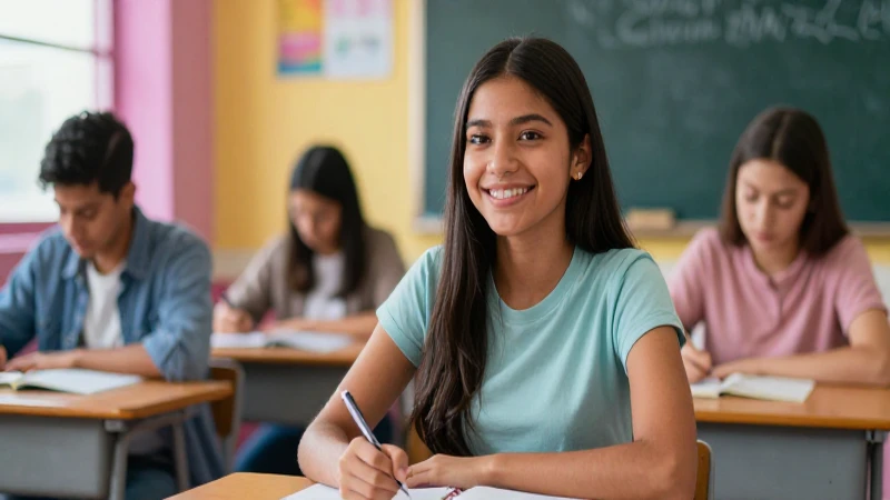 Estudiante mexicano exitoso y optimista