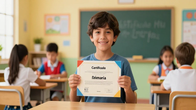 Pasos para obtener el certificado de primaria SEP
