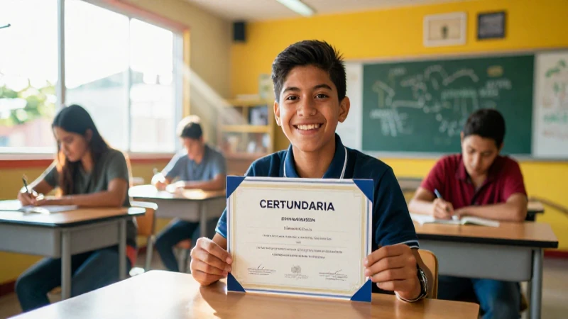 Certificado de secundaria: guía de obtención y beneficios