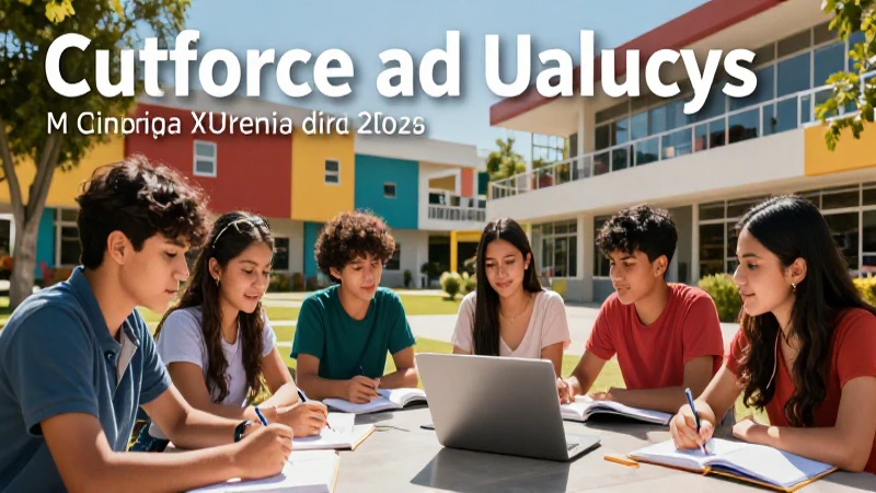 Jóvenes mexicanos, futuro vibrante en campus moderno
