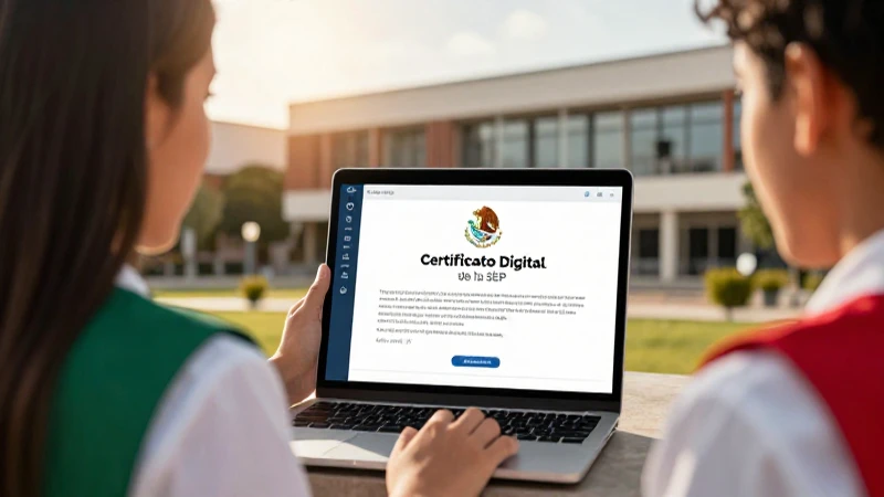 Obtén tu certificado SEP para trámites escolares