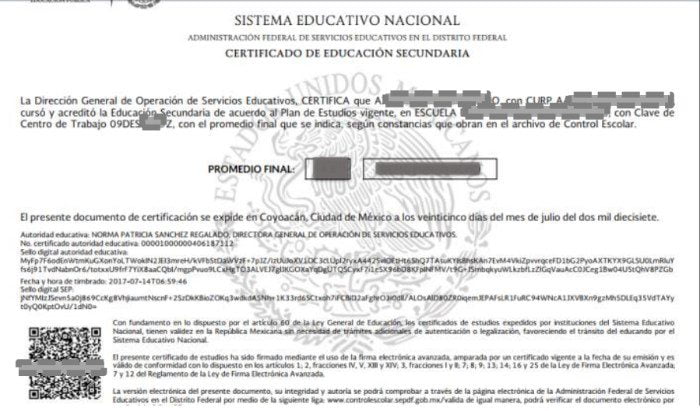 Certificado electrónico de secundaria: fácil y rápido