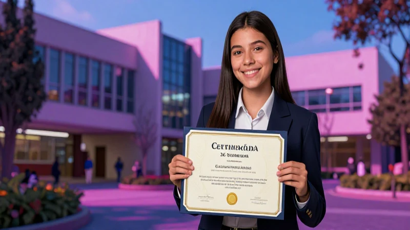 El certificado de secundaria ofrece grandes beneficios académicos