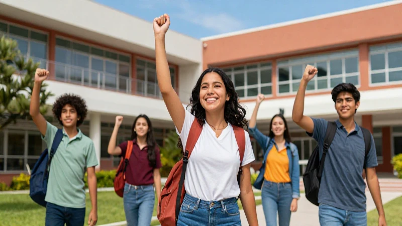 Estudiantes mexicanos triunfan en campus moderno