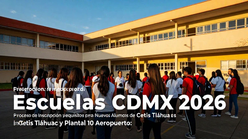 Inscripción y requisitos para nuevos alumnos Cetis