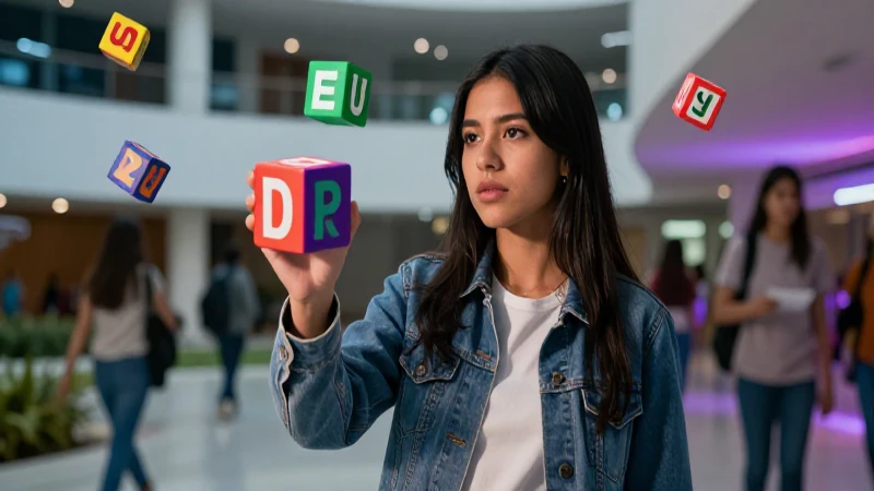 Cuál es la probabilidad de obtener una letra al azar 18 Estudiante mexicano con cubos flotantes