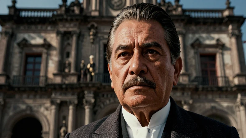 Retrato detallado de Benito Juárez con iluminación dramática
