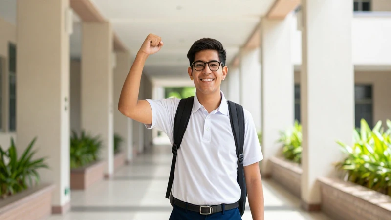 Estudiante mexicano triunfa en campus soleado