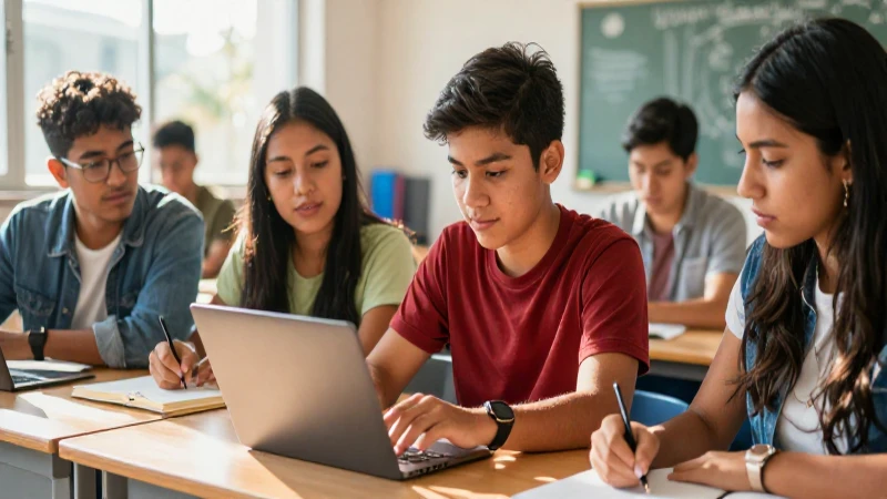 Cuáles son las opciones de clases de inglés en la UNAM 63 Estudiantes mexicanos estudiando en aula moderna