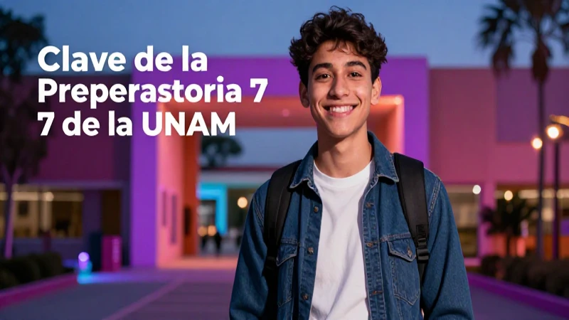 Clave Preparatoria 7 de la UNAM