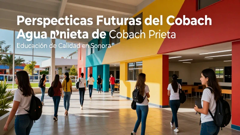 Perspectivas futuras de Cobach Agua Prieta en Sonora