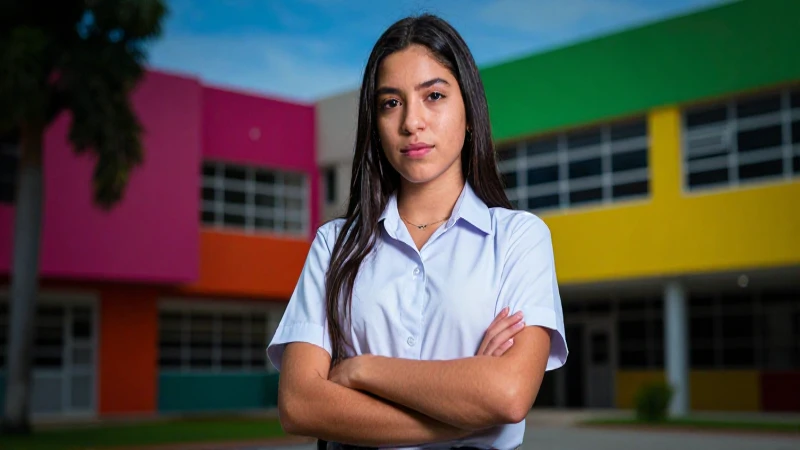 Estudiante mexicano confiado y moderno en el campus
