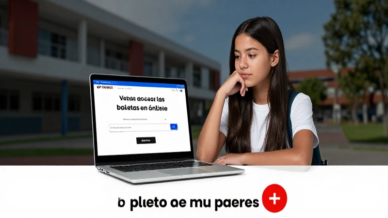 Acceder a boletas en línea