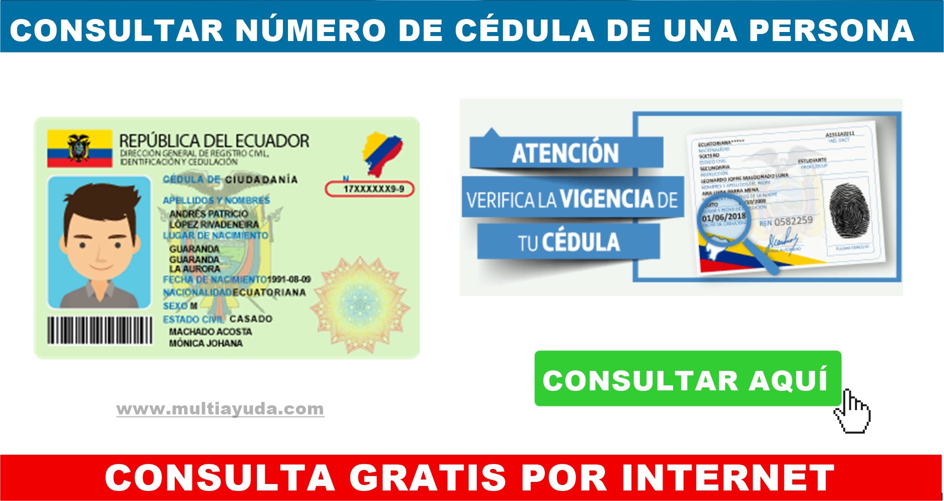 Cómo buscar el número de cédula de alguien en Internet