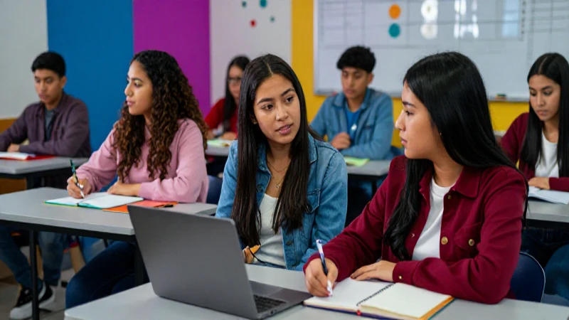 Estudiantes mexicanos colaborando con éxito