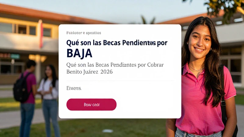 Solución a estatus BAJA becas