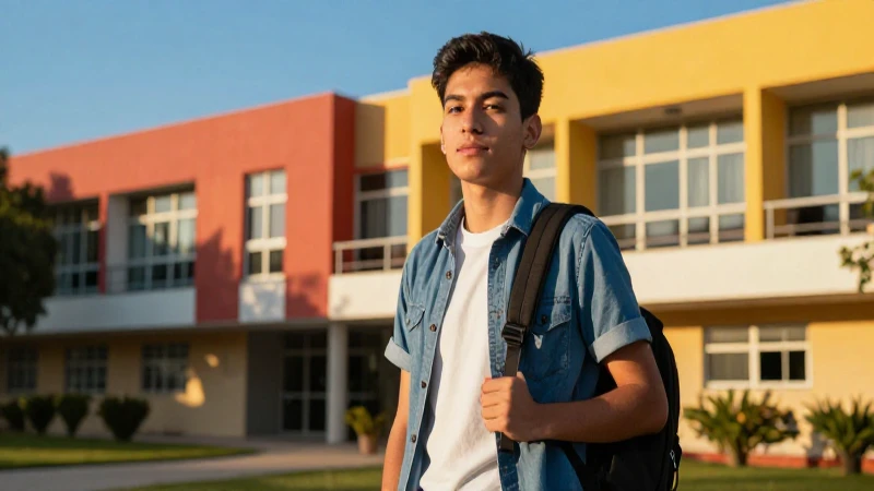 Joven mexicano universitario, éxito y modernidad