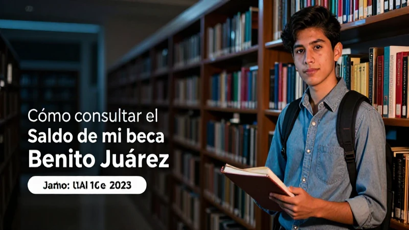 Consulta movimientos de tu beca Benito Juárez