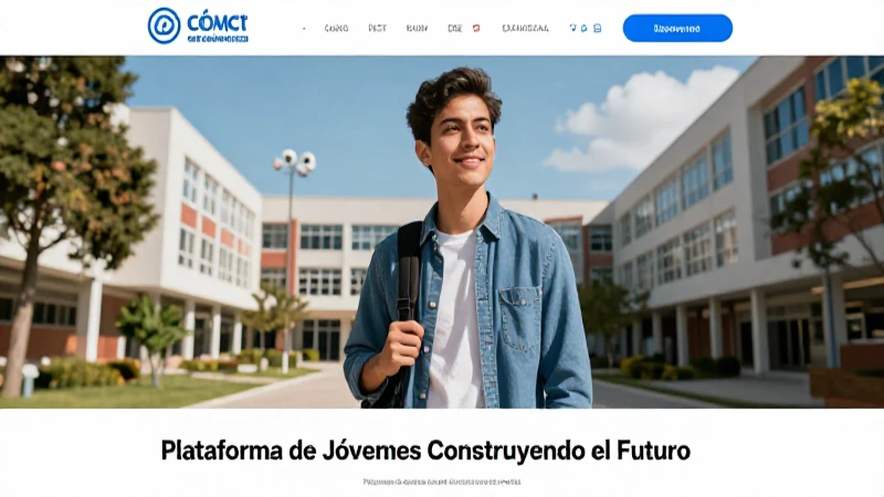 Regístrate en Jóvenes Construyendo el Futuro 2026
