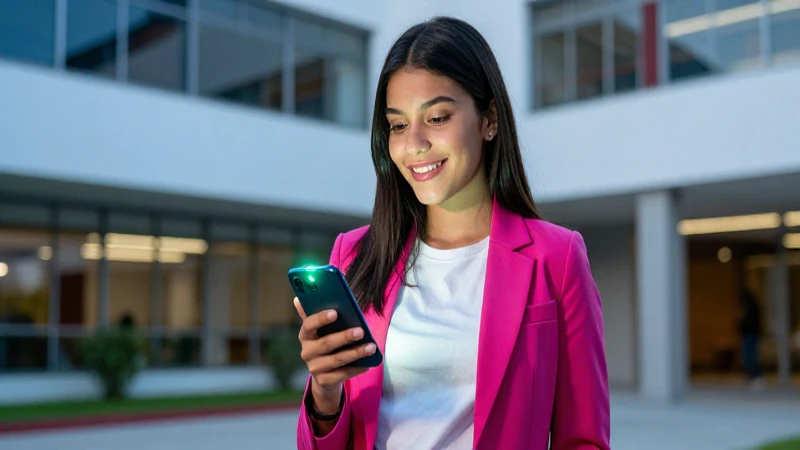 Joven estudiante mexicano con tecnología moderna