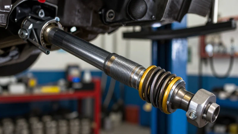 Rod automotriz con detalle industrial