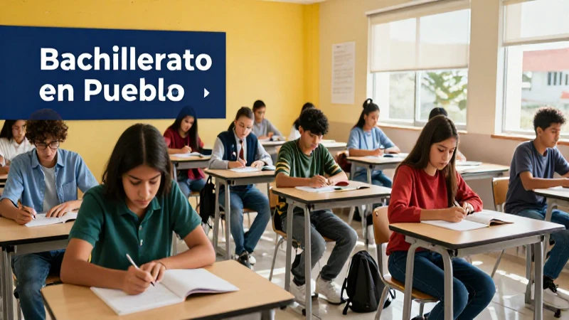 Requisitos y programas de bachillerato en Puebla