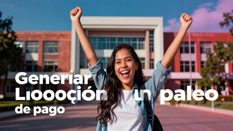 Generar orden de pago en UDG