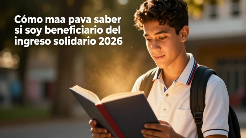 ¿Cómo saber si soy beneficiario del ingreso 2026?