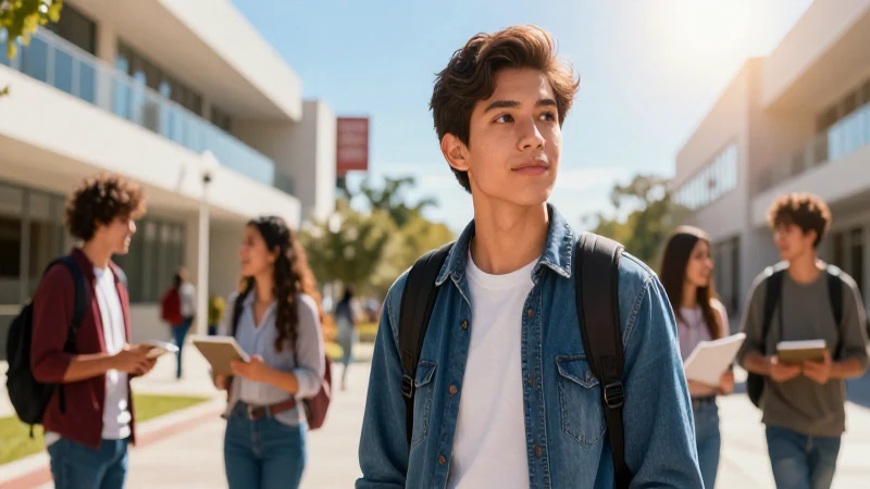 Estudiantes mexicanos modernos con visión de futuro