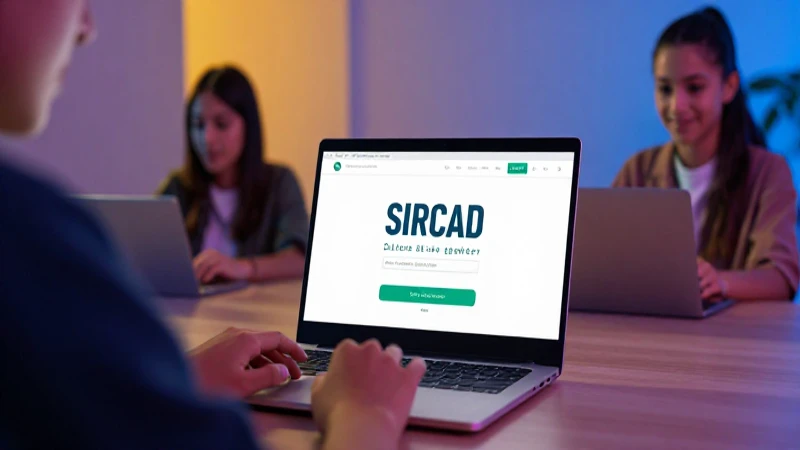 Haz clic en Iniciar sesión de SIRCAD