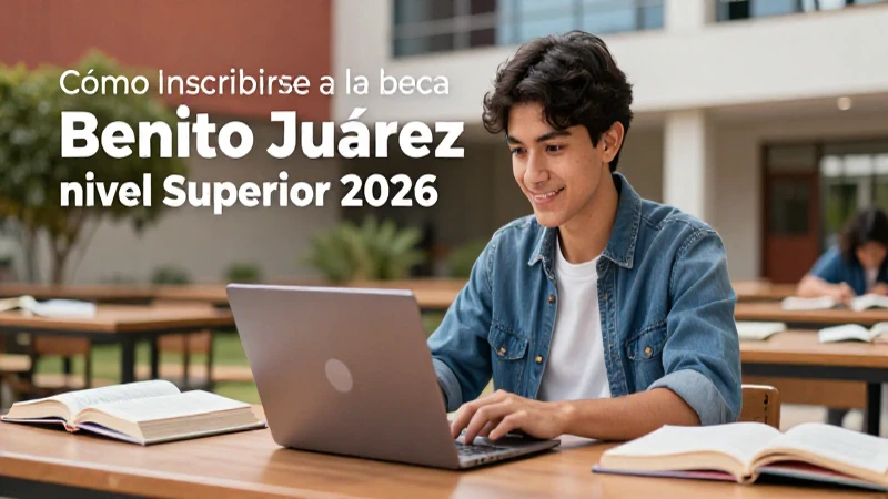 Inscríbete a la beca Benito Juárez 2026