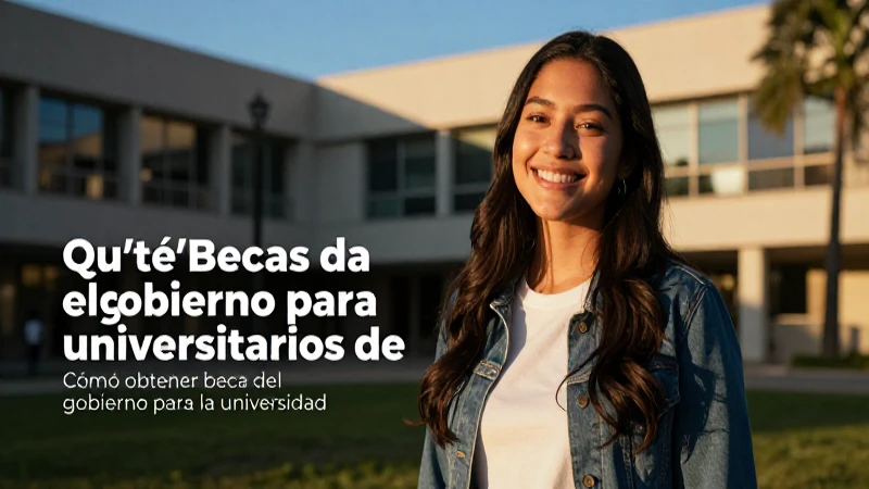 Estudiante mexicano sonríe bajo luz dorada