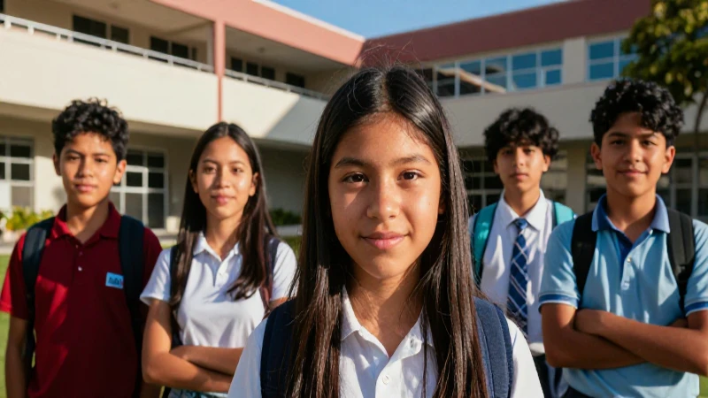 Estudiantes mexicanos celebran éxito académico vibrante