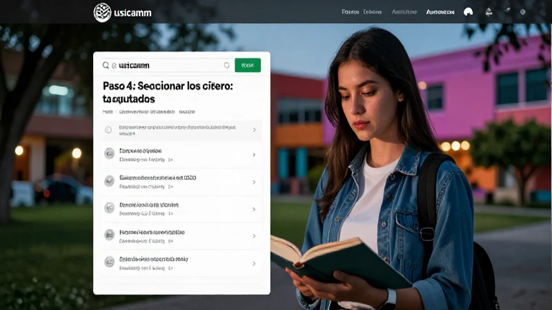 Define los criterios de búsqueda para el blog