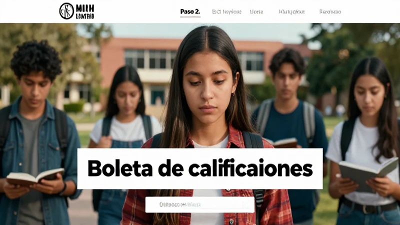 Seleccionar período y materia para obtener la boleta