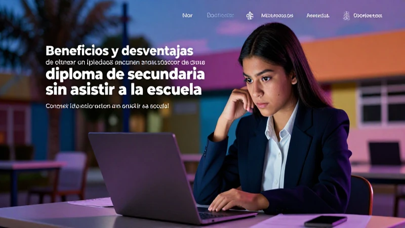 Joven mexicano estudiando para su diploma