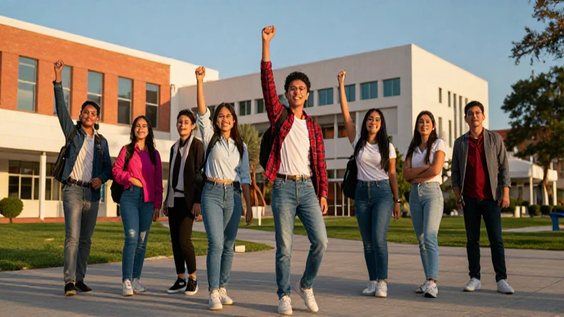 Estudiante mexicano, éxito y luz dorada